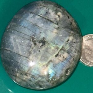 Light blue flashLabradorite Polished Stone Decor